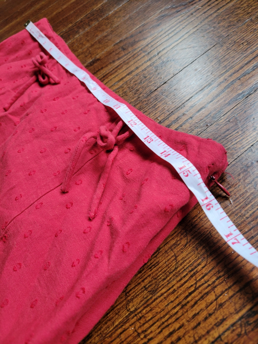 West Of Melrose Red/ White Trim Mini Skirt Size Small, Travel Casual Vacation - Picture 11 of 12